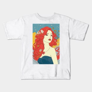 Mermaid under the sea Kids T-Shirt